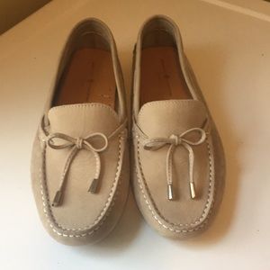Mercanti Fiorentini Leather String Tie Loafers